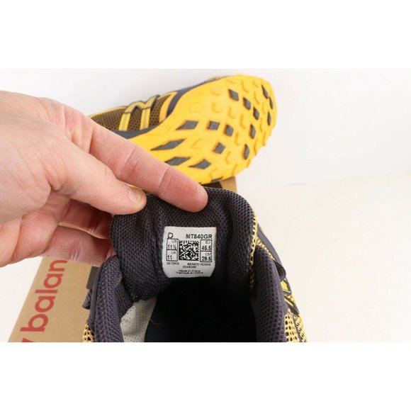 New New Balance 840 Trail Jogging Running Shoes Sneakers Gray Yellow main image 4